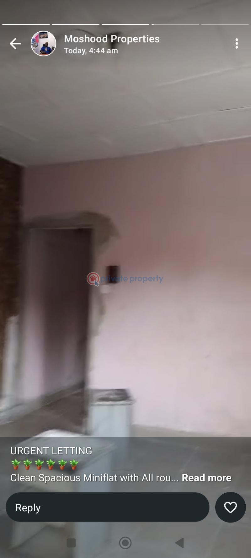 1 bedroom Block Of Flats For Rent Ajoke Osho Street Off Olaniyi Abule Egba Lagos - 1