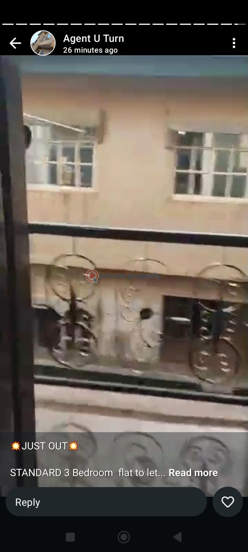 3 bedroom Block Of Flats For Rent Adegbola Street By Qdegbola Bus Stop Alakuko Ojokoro Abule Egba Lagos - 3