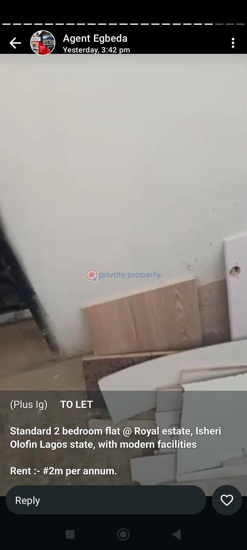 2 bedroom Block Of Flats For Rent Royal Estate, Isheri Olofin Alimosho Lagos - 0