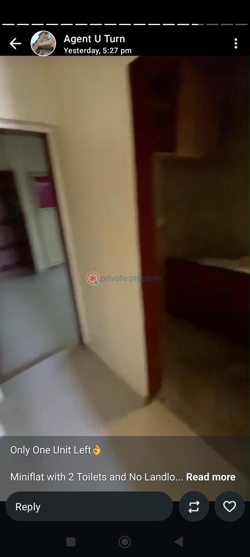 1 bedroom Mini Flat For Rent Obadeyi After Hammadiya Abule Egba Lagos - 5