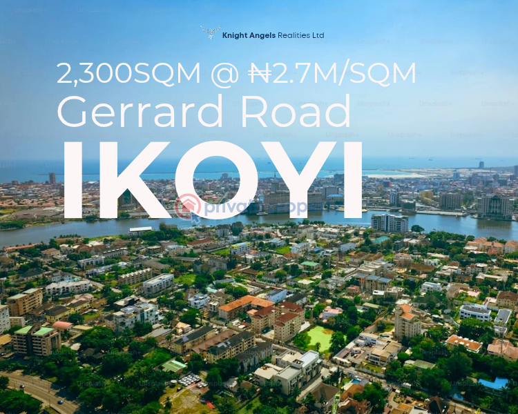 Mixed use Land For Sale Gerard Road Ikoyi Lagos