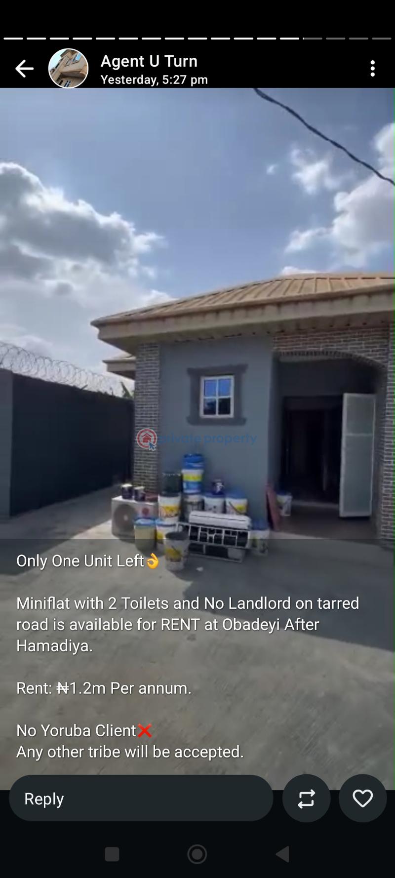 2 bedroom Block Of Flats For Rent Dalemo Alakuko Ijaye Ojokoro Ifako-Ijaiye Lagos - 0