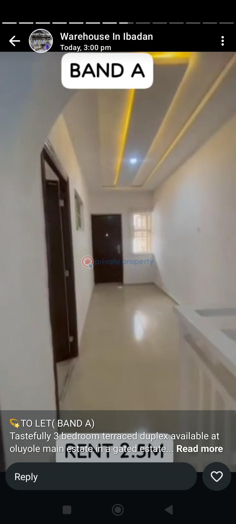 3 bedroom Block Of Flats For Rent Oluyole Estate Main Gate Oluyole Estate Ibadan Oyo - 3