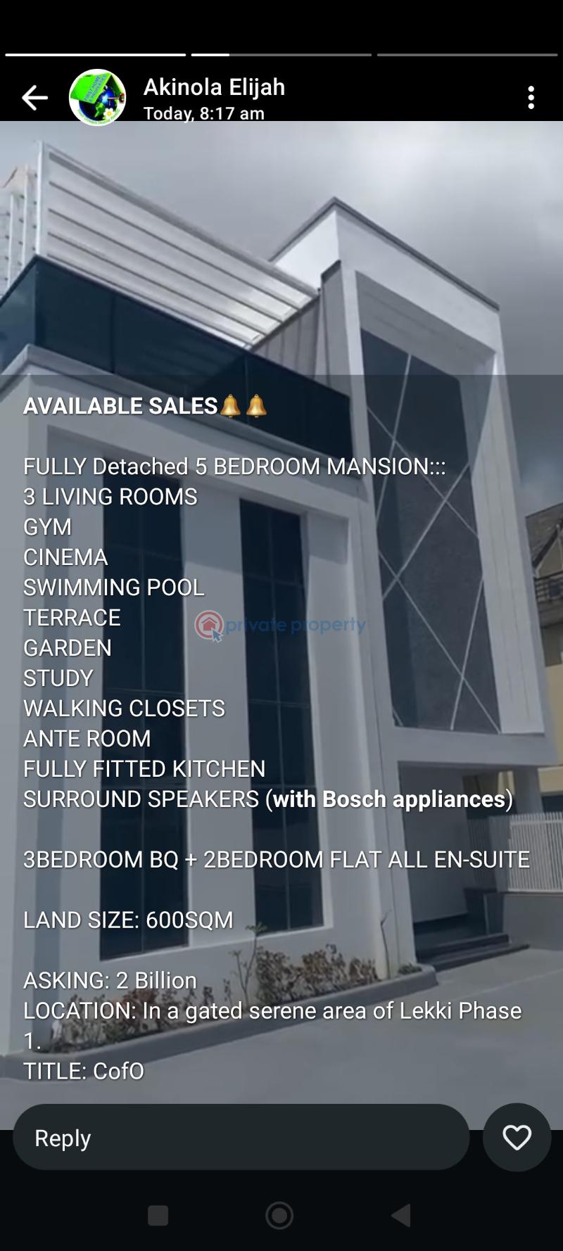 5 bedroom Maisonette For Sale Lekki Phase 1 Lagos - 0