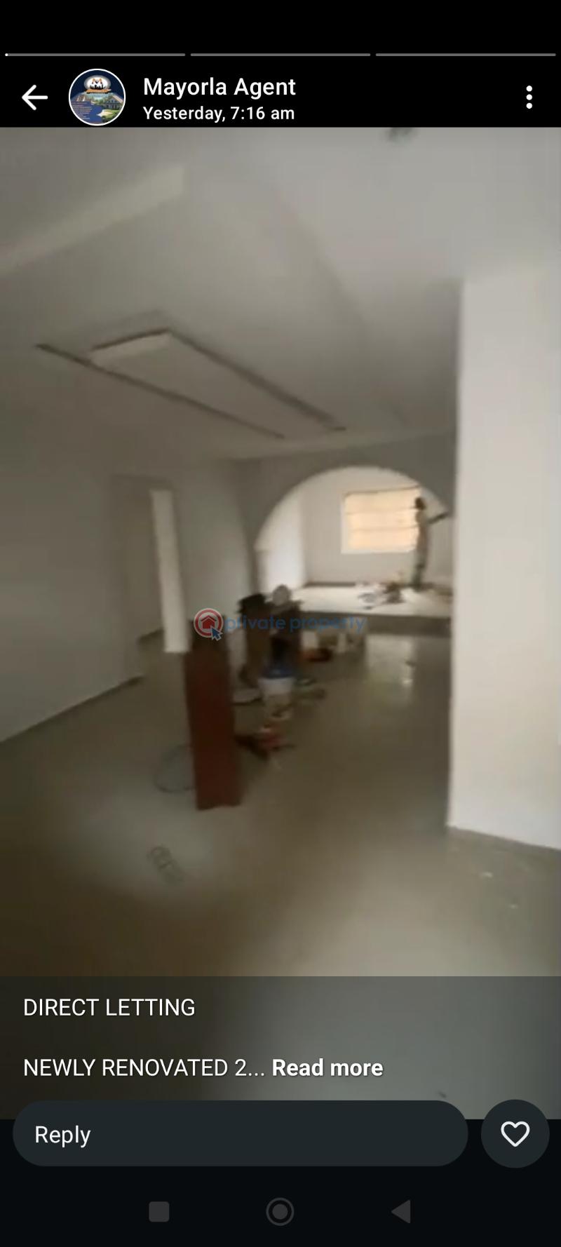 2 bedroom Block Of Flats For Rent Off Agric Road Besid Abattoir Oko Oba Agege Lagos - 1