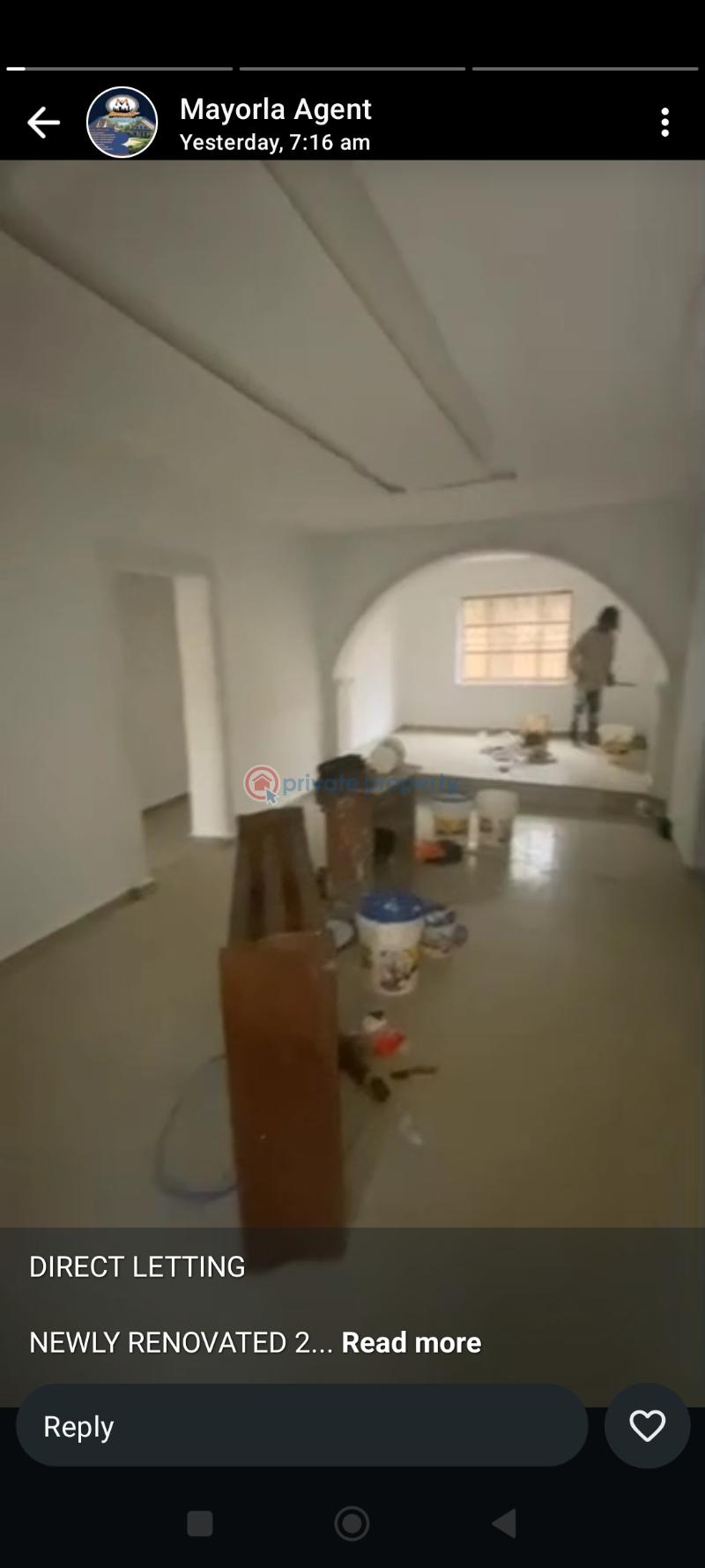 2 bedroom Block Of Flats For Rent Off Agric Road Besid Abattoir Oko Oba Agege Lagos - 2