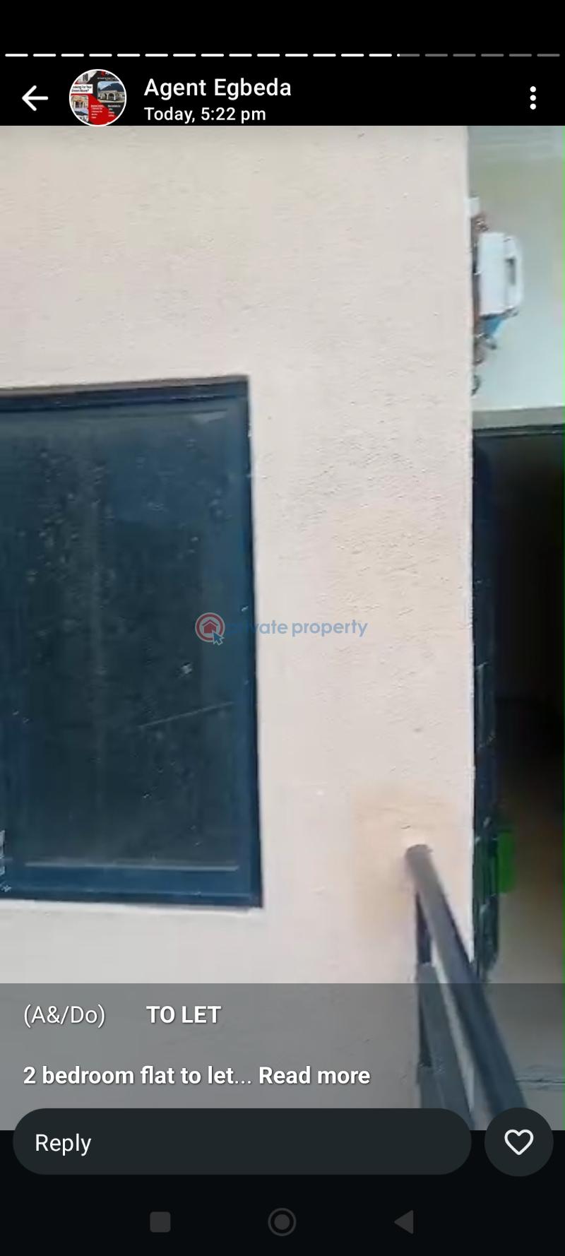 2 bedroom Block Of Flats For Rent Dopemu At The Back Of Shoprite Shopping Mall Dopemu  Agege Lagos - 1