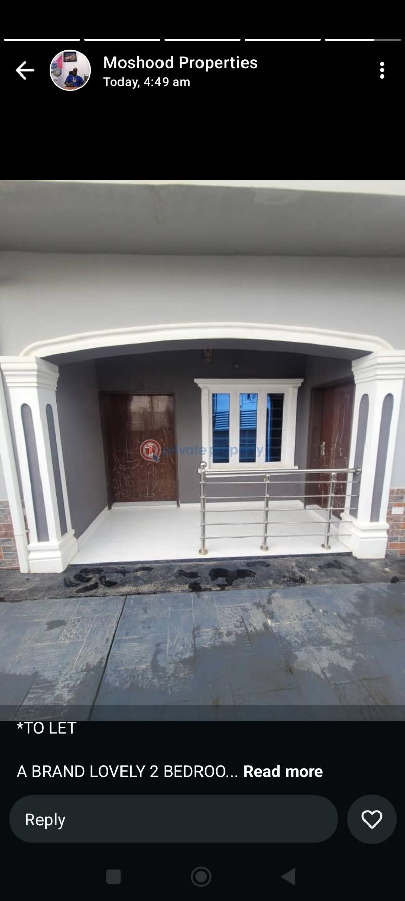 2 bedroom Block Of Flats For Rent Karaole Estate Bus Stop College Road Iju  Agege Lagos - 1