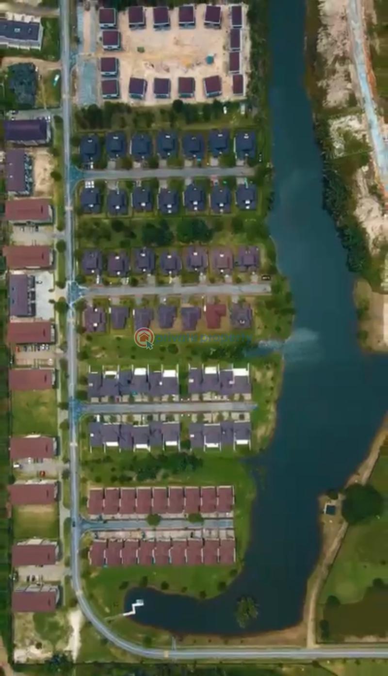A waterfront land inside lakowe lakes a luxury 600sqm waterfront parcel of land, inside lakowe lakes ajah lekki - 1 Land For Sale Lakowe Lakes Gulf Ajah Lagos - 1