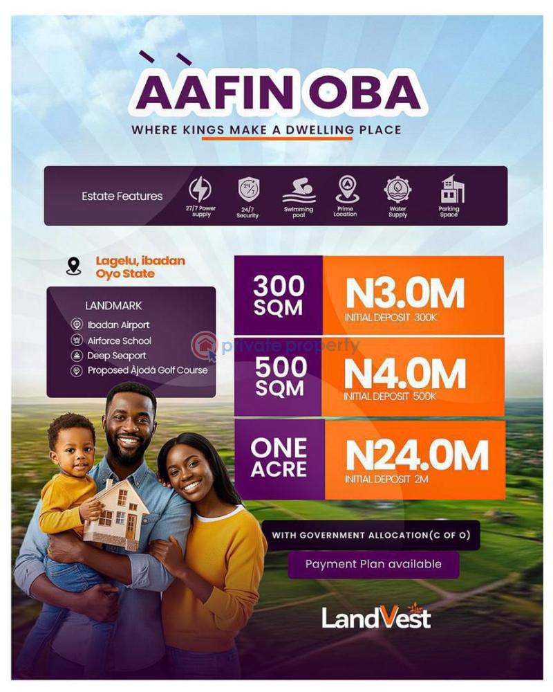 Residential Land For Sale Lagelu Oyo - 0