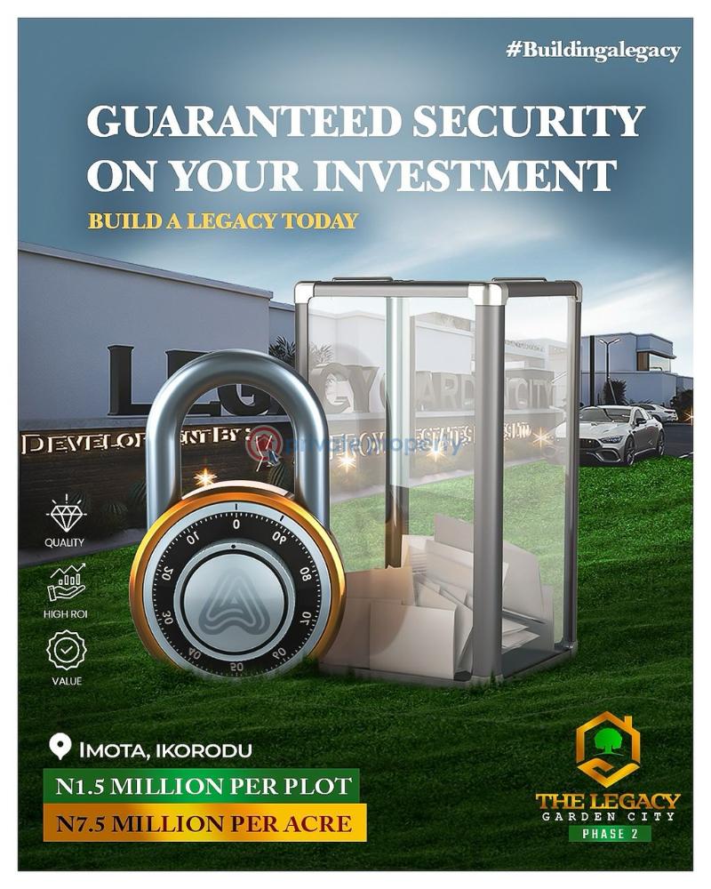 Residential Land For Sale Legacy Gardens City Phase 2 Imota Ikorodu Ikorodu Lagos