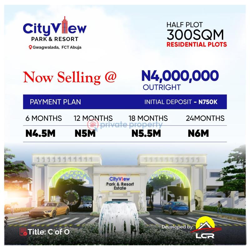 Residential Land For Sale City View Park And Resort Gwagwalada Abuja Phase 4  - 1