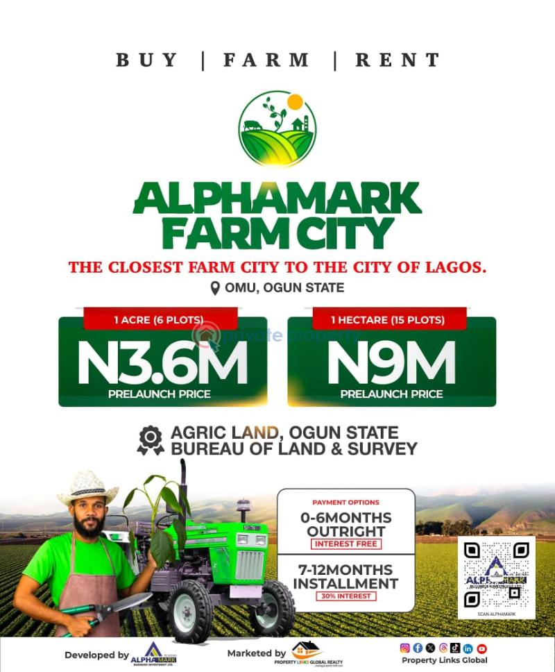 Land For Sale Alphamark Farm City 5mins Drive From Ketu Epe Lagos
