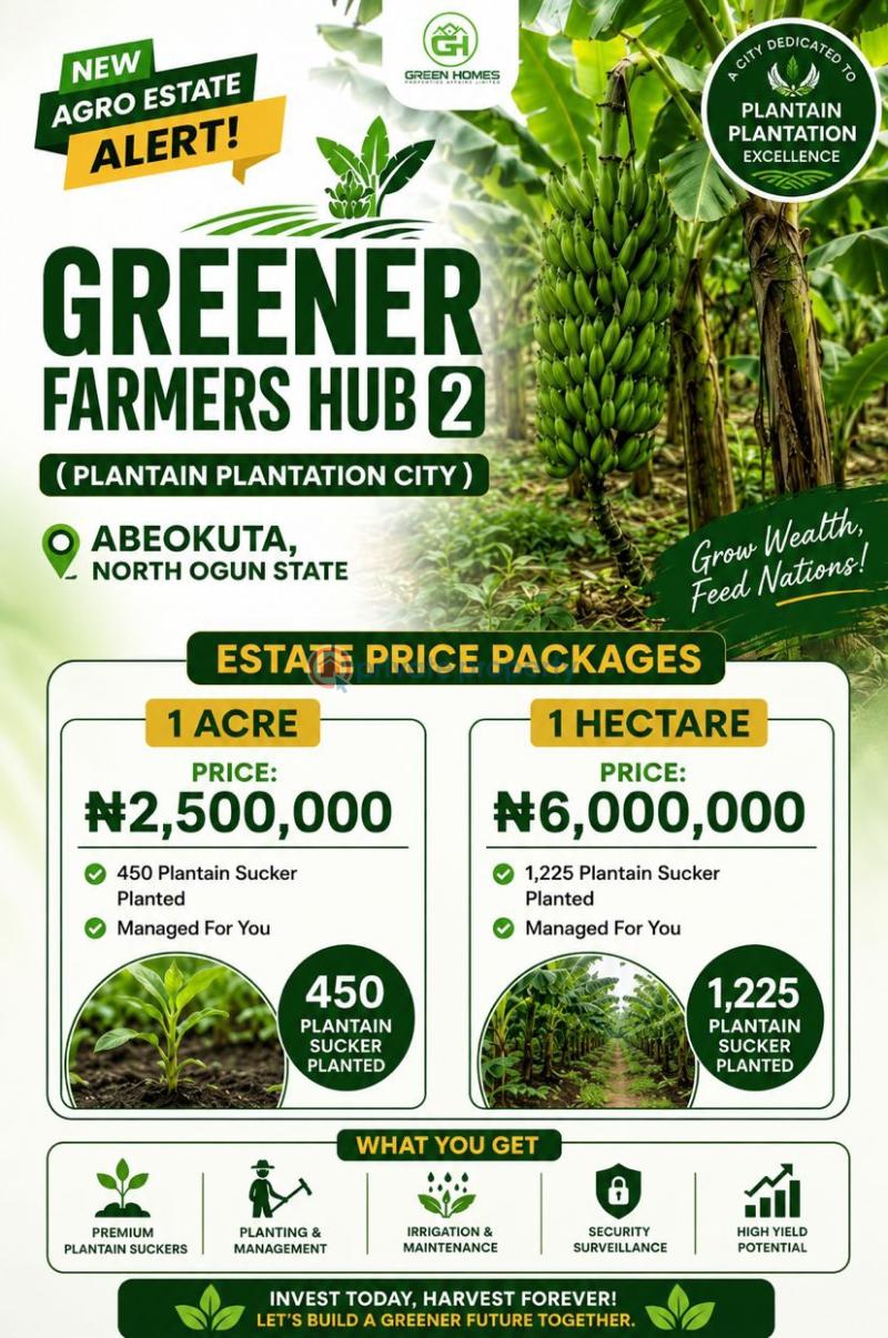 Commercial Land For Sale Greener Farmers Hub Phase 2 Strategically Located In Abeokuta North Abeokuta Ogun