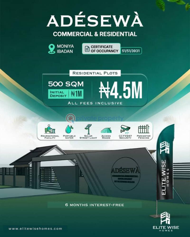 Residential Land For Sale Moniya Ibadan Oyo - 0
