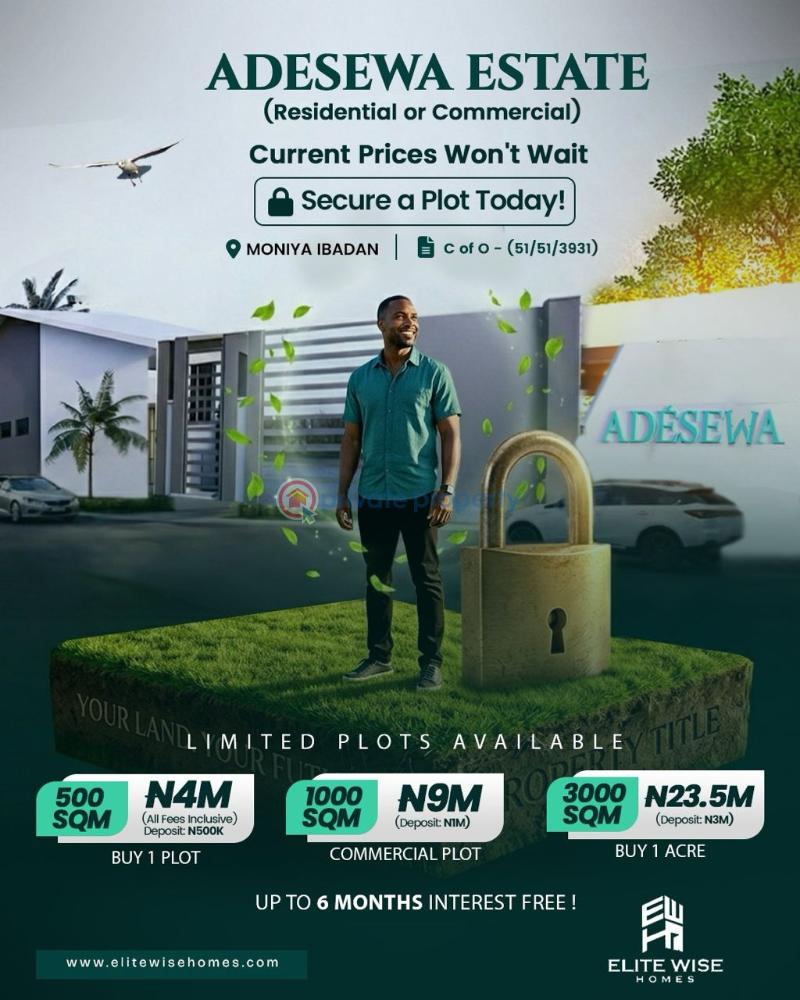 Residential Land For Sale Moniya Ibadan Oyo - 0