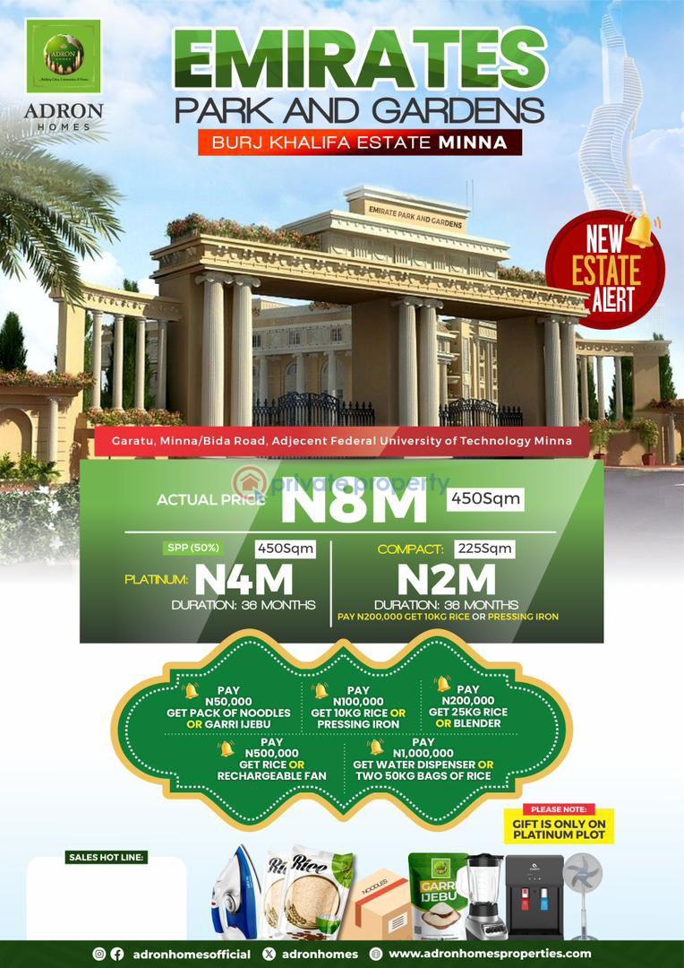 Residential Land For Sale Bida Road / Guratu / Opp. Federal University Minna Bida Niger - 0