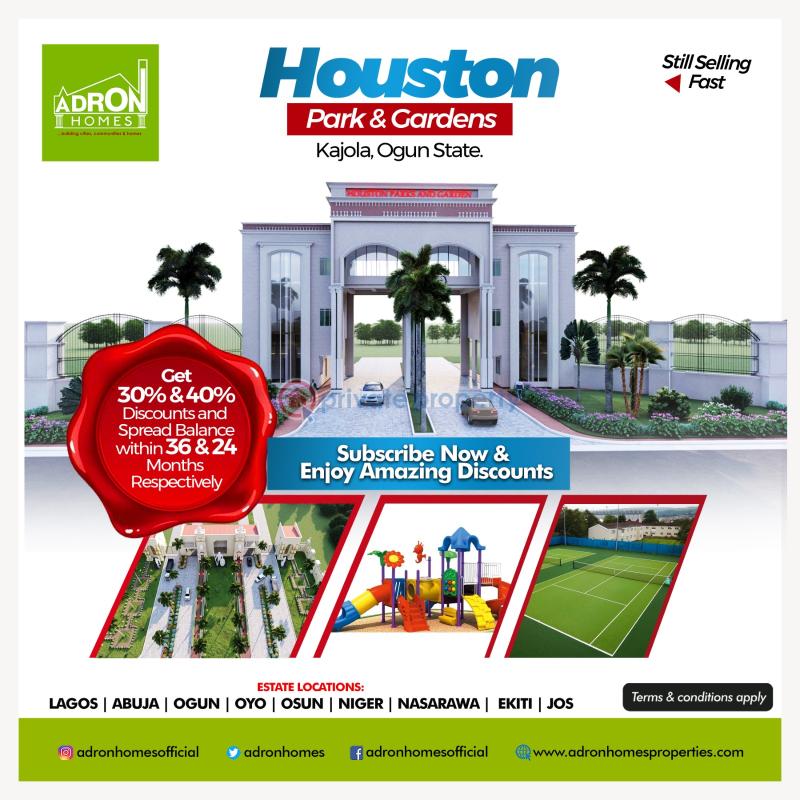 Mixed use Land For Sale Adron Homes Houston Park And Gardens Estate Kajola Sagamu Sagamu Ogun - 0