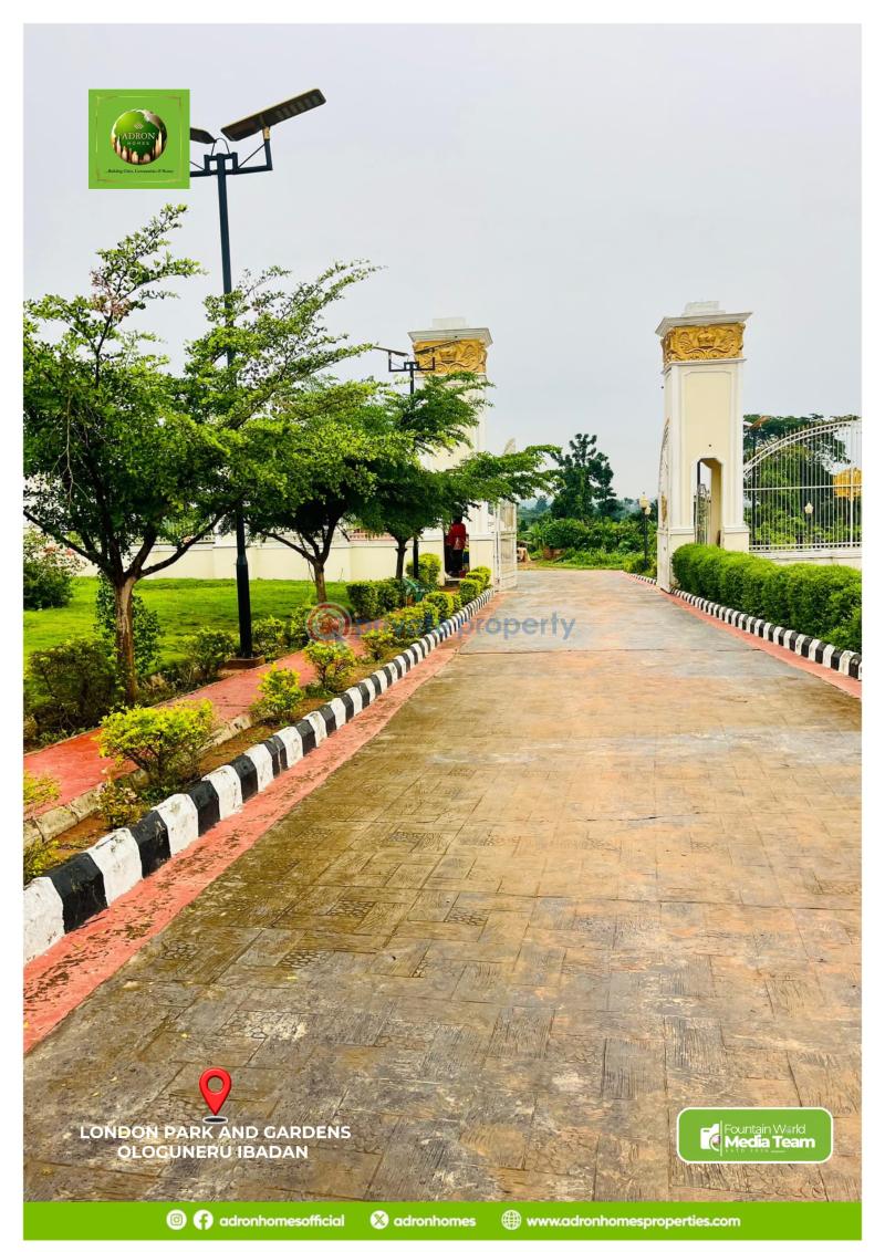 Adron london park & garden - 1 Residential Land For Sale Ologun Eru / Akufo Road π£οΈ / Apata Route Ibadan Akala Express Ibadan Oyo - 1