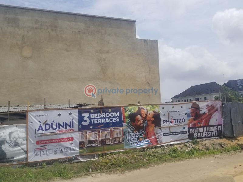 3 bedroom Terrace For Sale Adunni Terrace Lekki Scheme 2 Estate. Lekki Scheme 2 Ajah Lagos - 1