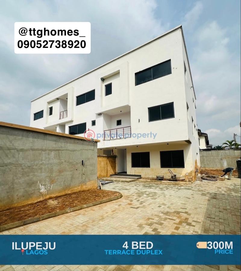 4 bedroom Terraced Duplex For Sale Ilupeju Lagos - 0