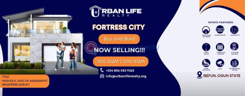 Residential Land For Sale Fortress City Estate Ibefun Odogbolu Ogun - 1