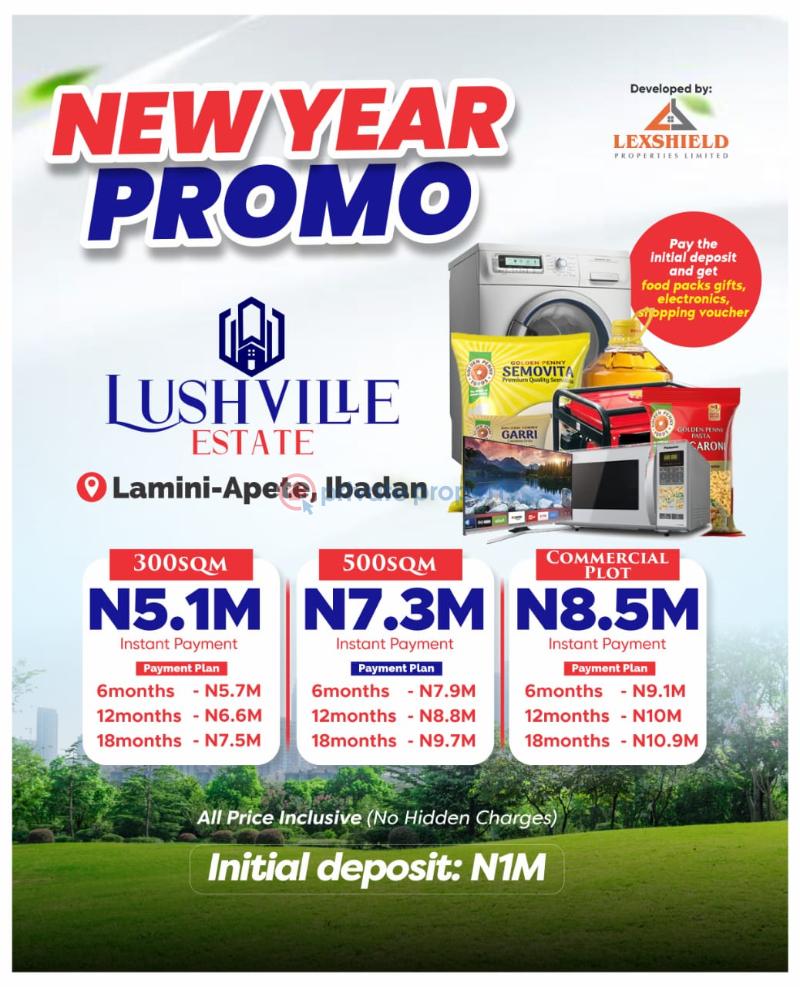 Land For Sale Lush Vile, Lamini Apete Ibadan Oyo - 0