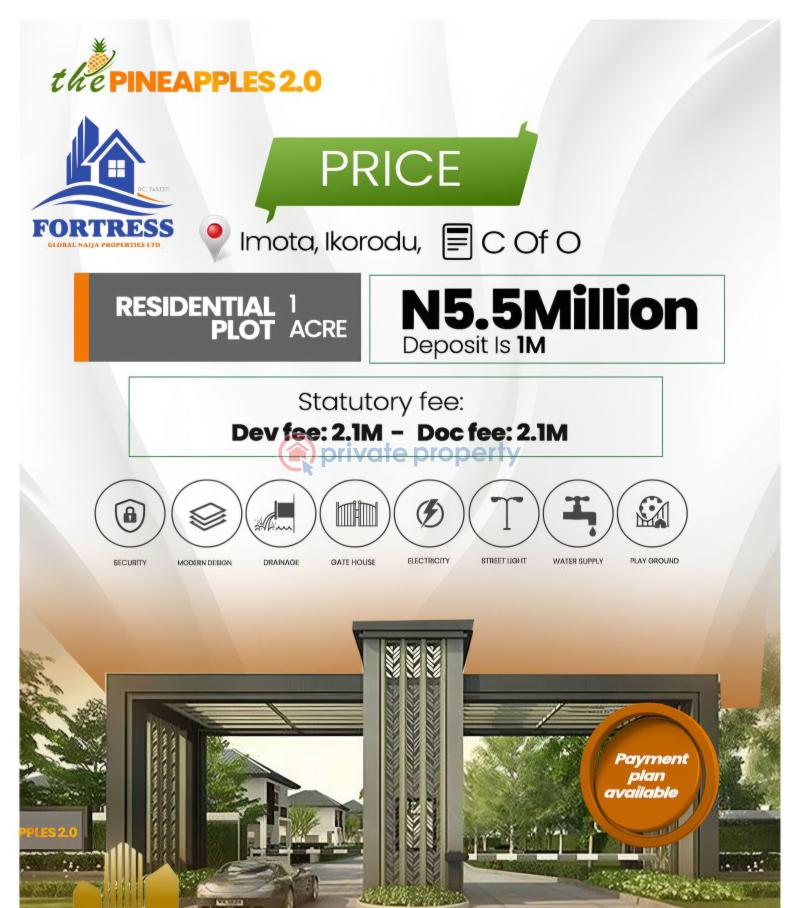 Mixed use Land For Sale Imota Agbowa Ikorodu Lagos - 3