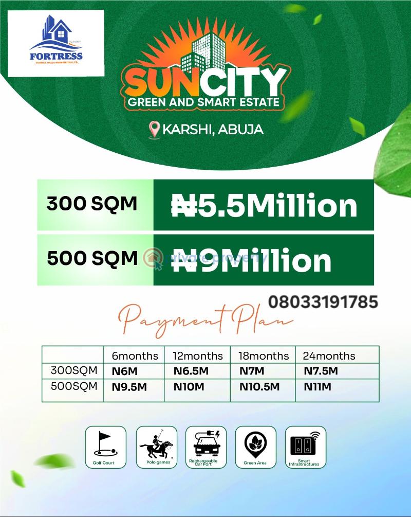 Mixed use Land For Sale Karshi Abuja Karsana Abuja Phase 3 