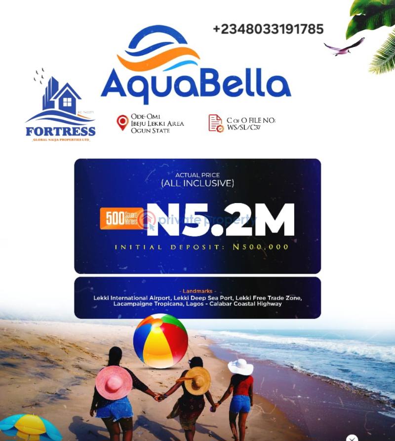 Mixed use Land For Sale Ode Omi Ogun Waterside 