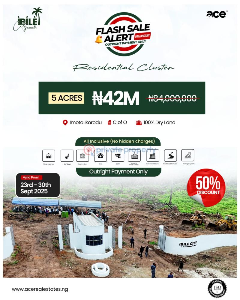 Affordable c.of.o land for sale in ikorudu lagos - 1 Mixed use Land For Sale Imota Ikorodu Lagos - 1