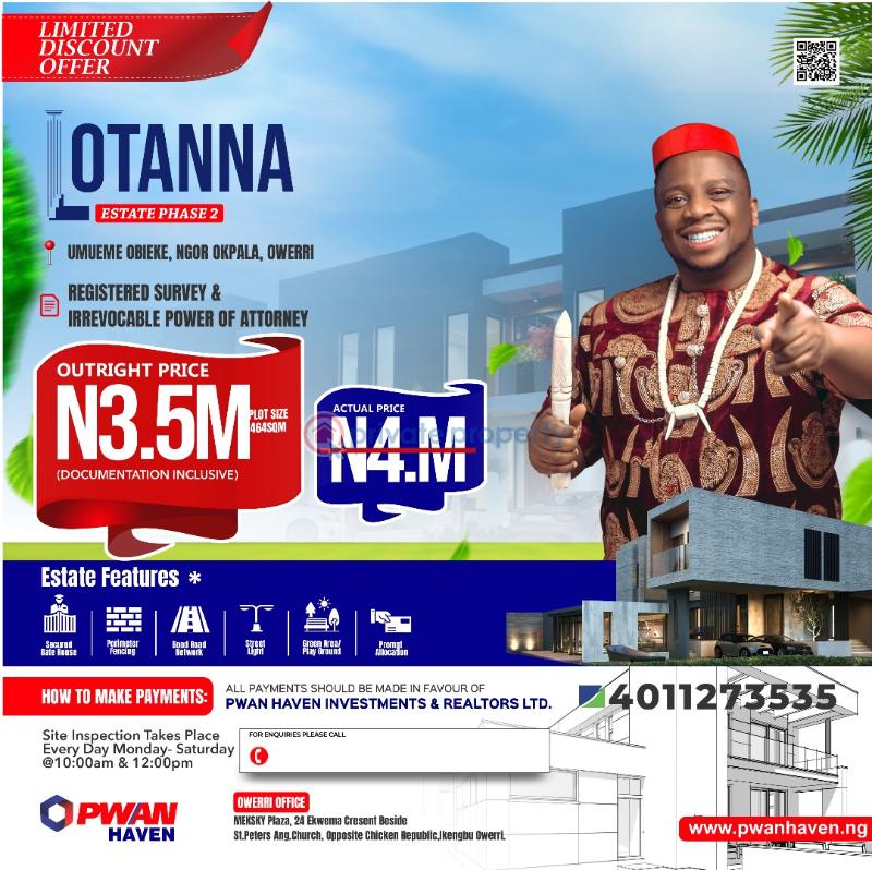 Mixed use Land For Sale Umueme Obieke Ngor Okpala Owerri Ngor-Okpala Imo