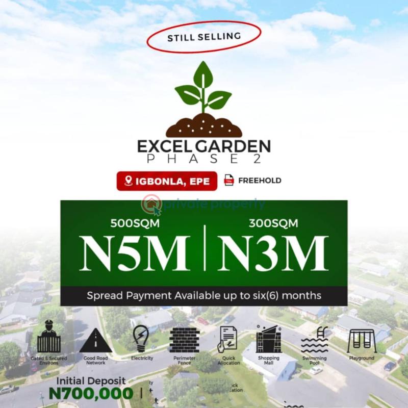 Residential Land For Sale Jgbonla Epe Lagos