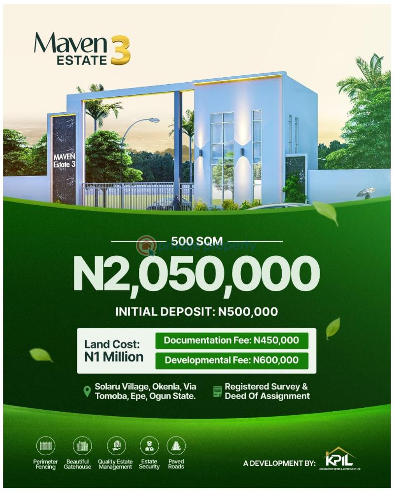 Mixed use Land For Sale Solaru, Okenla Via Tomoba Epe Lagos - 0