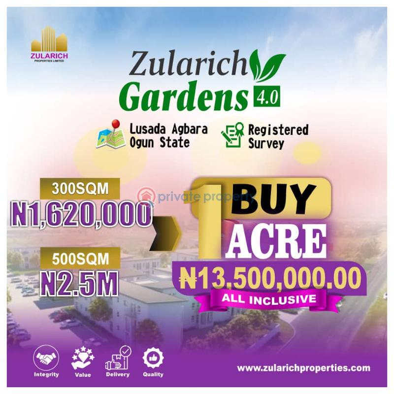 Affordable dry land for sale zularich gardens 4.0 - 3 Residential Land For Sale Zularich Gardens 4.0 Lusada Badagry Ogun State Badagry Lagos - 3