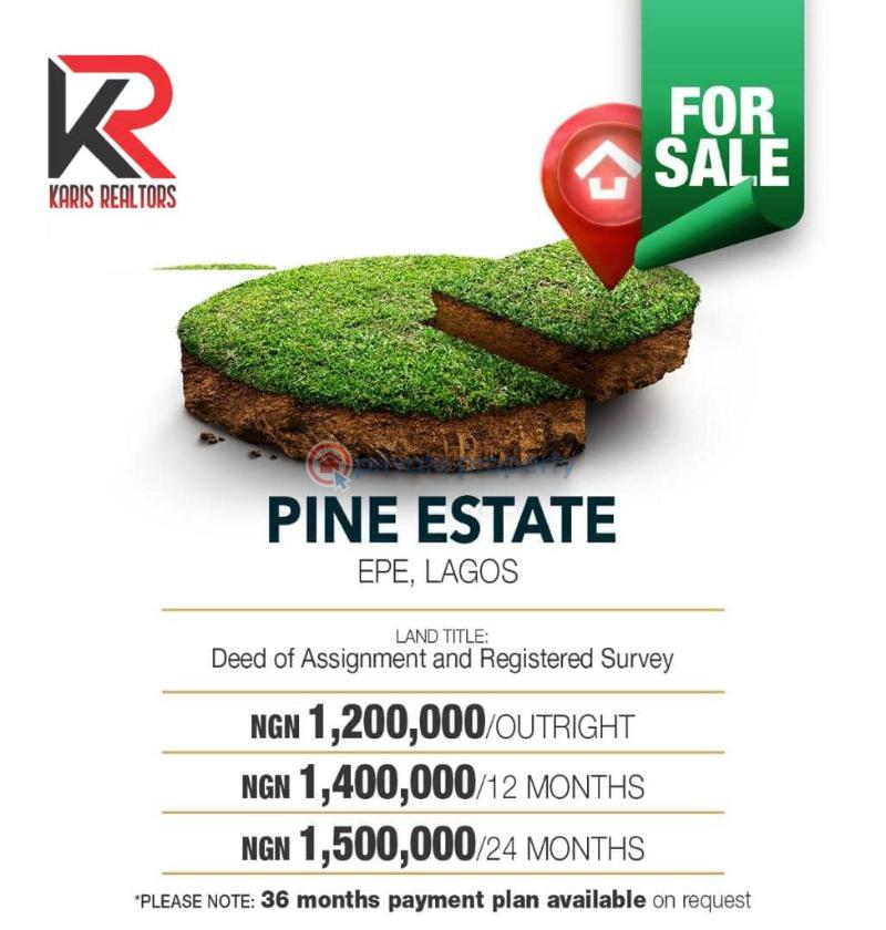 For sale Land Pine Estate Igbonla Epe Lagos (PID 5PARGE) Private Property Nigeria