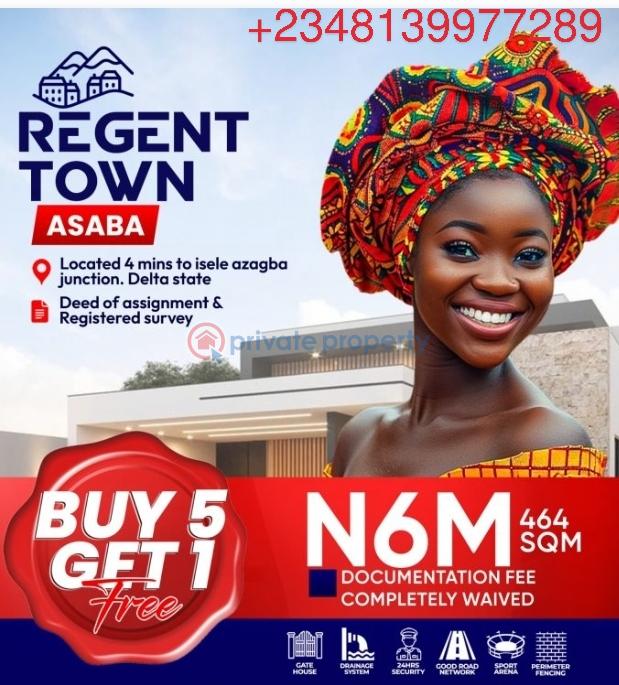 Residential Land For Sale Regent Town Asaba Delta