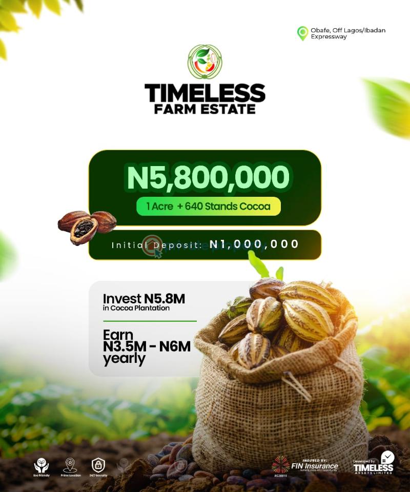 Land For Sale Timeless Farm Land, Obafemi, Off Lagos/ibadan Expressway. Obafemi Owode Ogun - 8