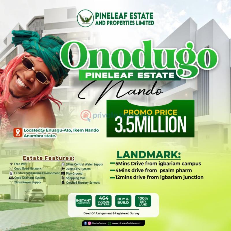 Residential Land For Sale Enuagu Ato, Ikem, Nando Anambra State. Anambra East 