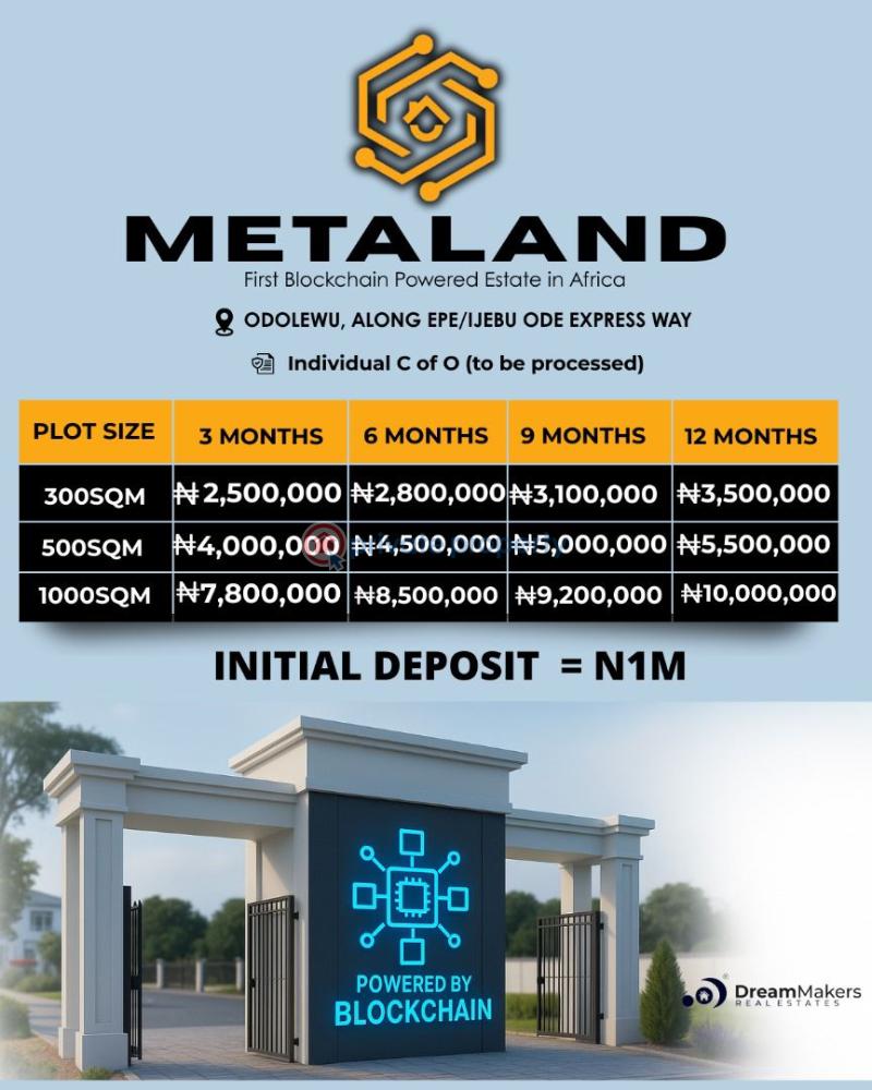 Mixed use Land For Sale Metaland Estate Odolewu Along Epe Ijebu Ode Expressway Ijebu Ogun - 2
