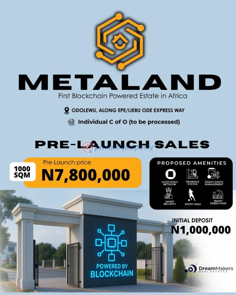 Mixed use Land For Sale Metaland Estate Odolewu Along Epe Ijebu Ode Expressway Ijebu Ogun - 3