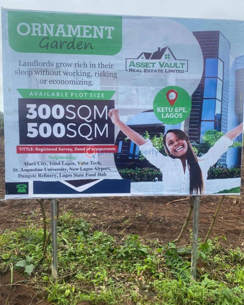Residential Land For Sale Ornament Gardens Very Close To Isimi Lagos Epe Lagos - 0