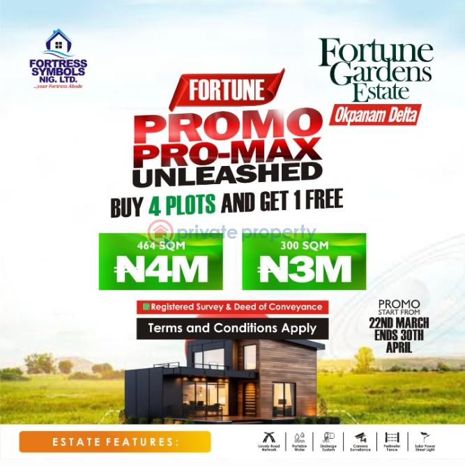 Residential Land For Sale Fortune Garden Estate Okpanam Close To Dennis Osadebe University Asaba Delta - 0