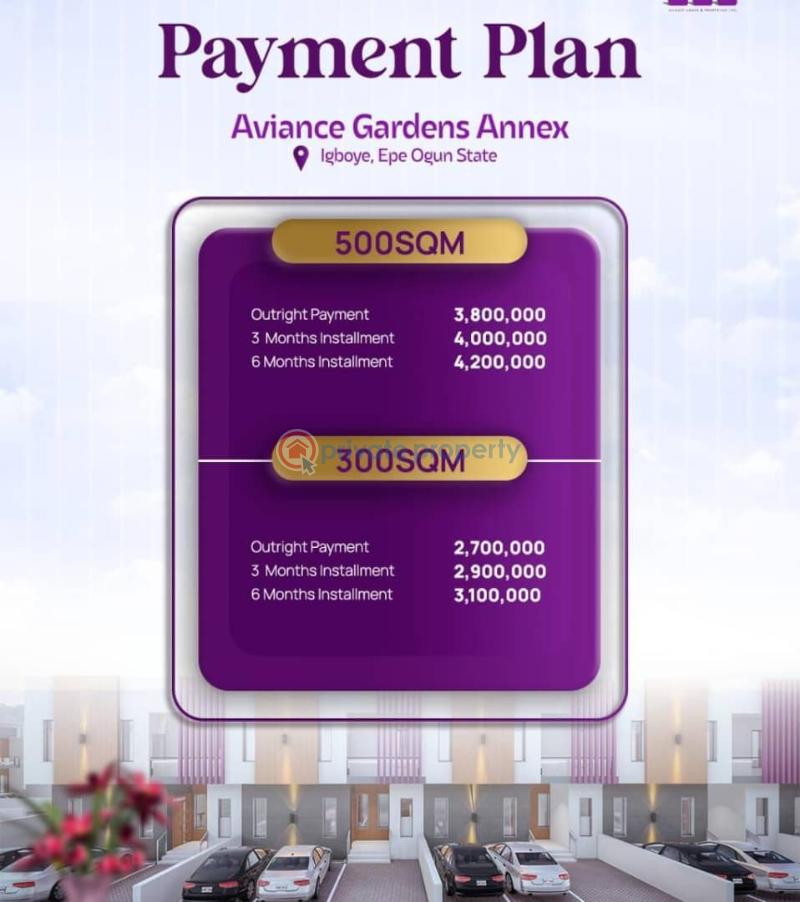 Residential Land For Sale Aviance Garden Annex Igboye Ogun State Close To Igbonla Model College Epe Lagos - 2