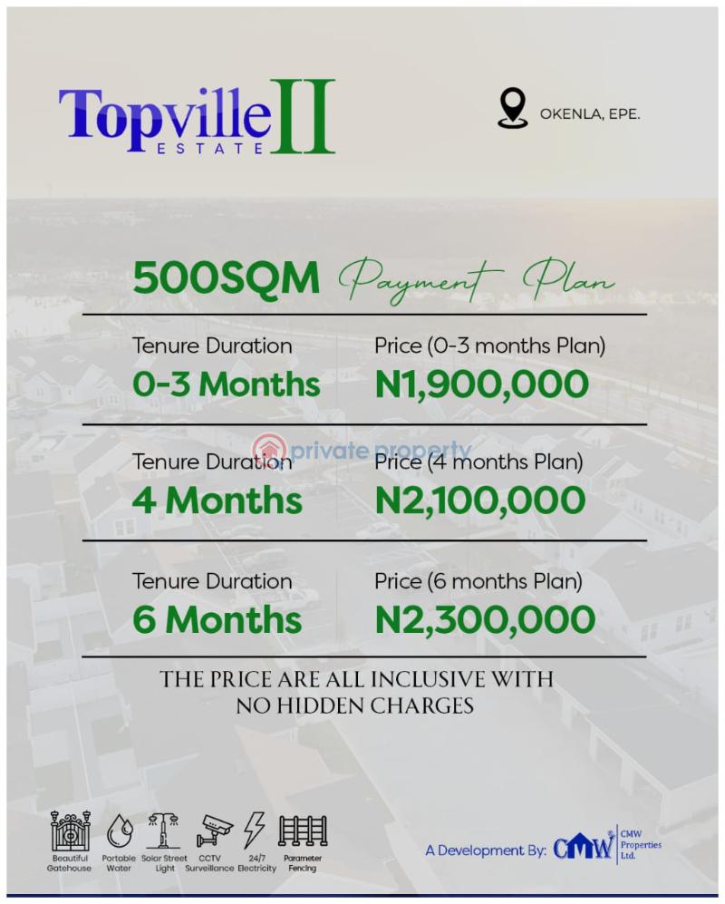 Residential Land For Sale Topville Estate Phase 2 Okenla Close To Augustine University Epe Lagos - 4
