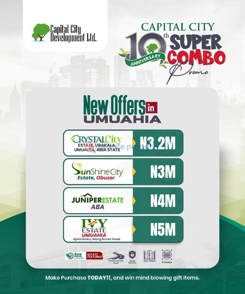 Mixed use Land For Sale Ubakala Abia 