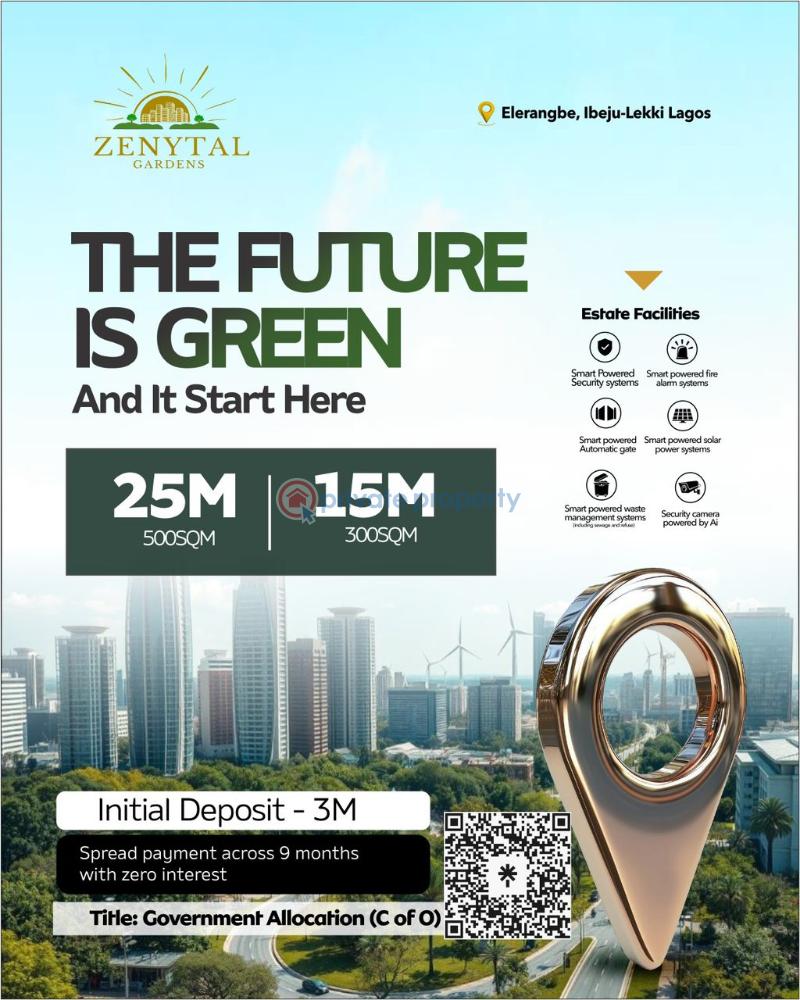 Residential Land For Sale Zenytal Gardens Estate Beside Lekki Avana Phase Ii Eleran Igbe Ibeju-Lekki Lagos - 0