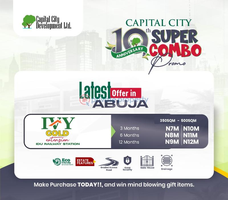 Residential Land For Sale Ivy Gold Estate Lugbe Abuja Phase 4 