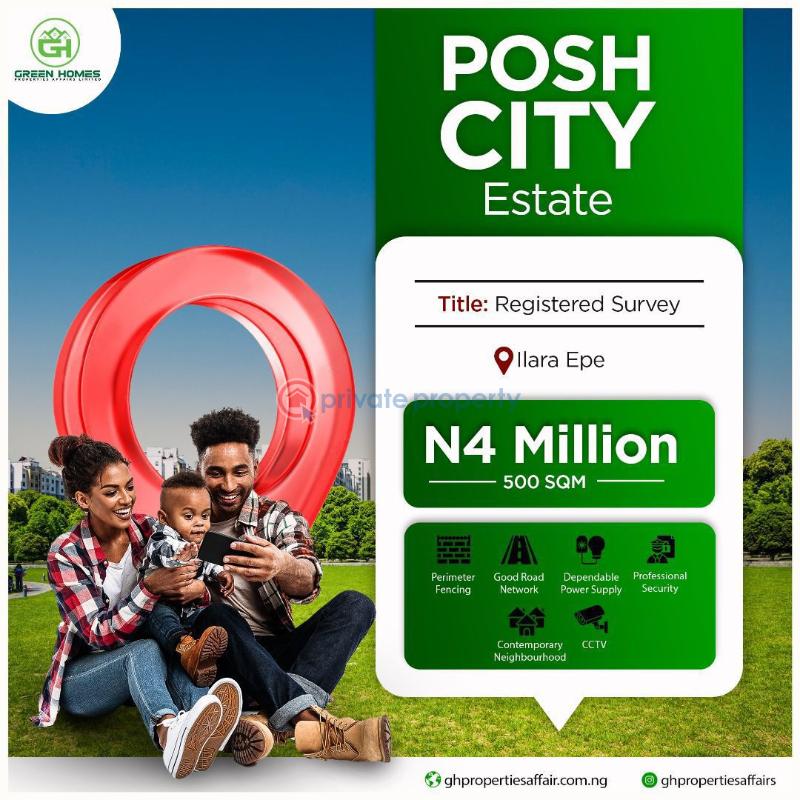Residential Land For Sale Posh City Estate Ilara Igbonla Close To Augustine University Epe Lagos - 4