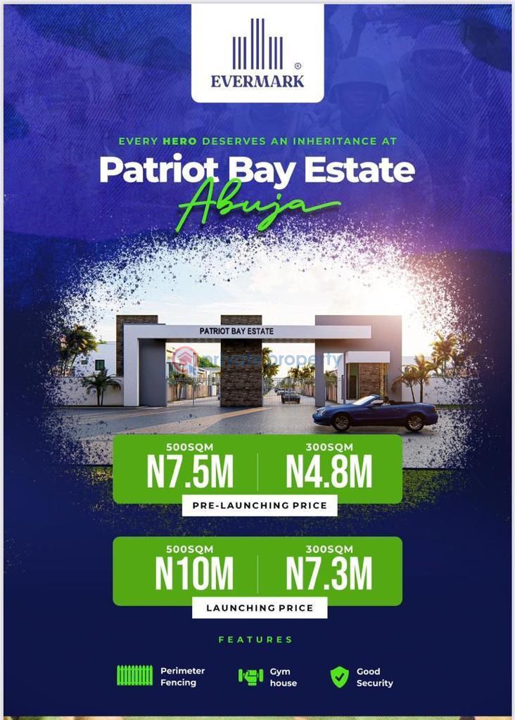 Land For Sale Patriot Bay Estate Lugbe Abuja Phase 4 (PID 7PAPRX